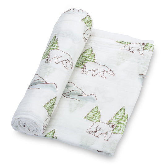 Polar Bear Swaddle Blanket